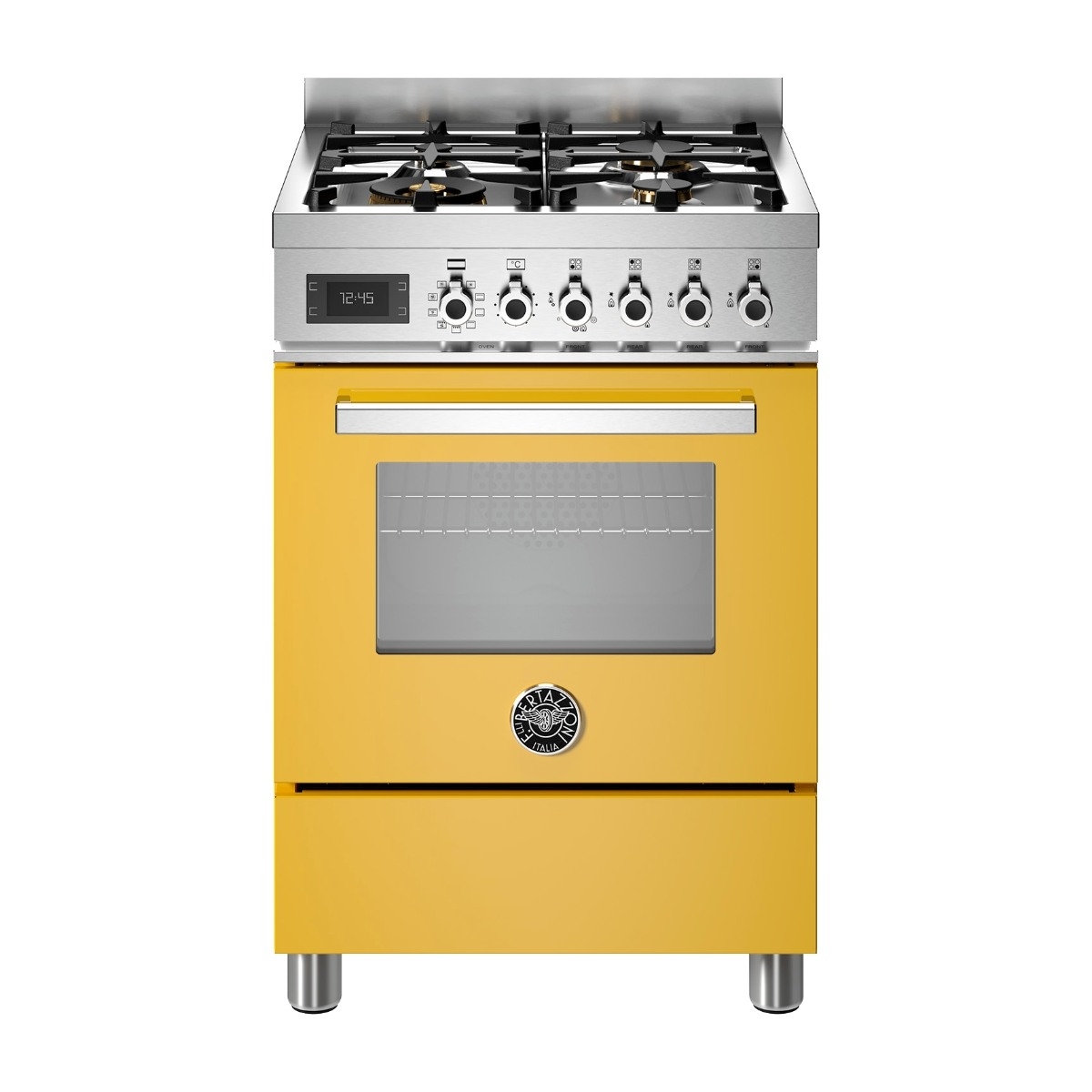 Bertazzoni Professional Series PRO64L1EGIT gaskomfur, giallo
