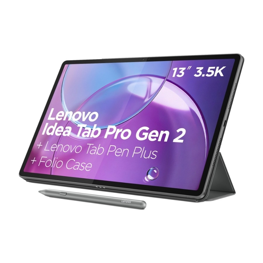 Lenovo Idea Tab Pro Gen 2 13" (inkl. folio-etui & pen) Wi-Fi 8/256 GB tablet, Luna Grey