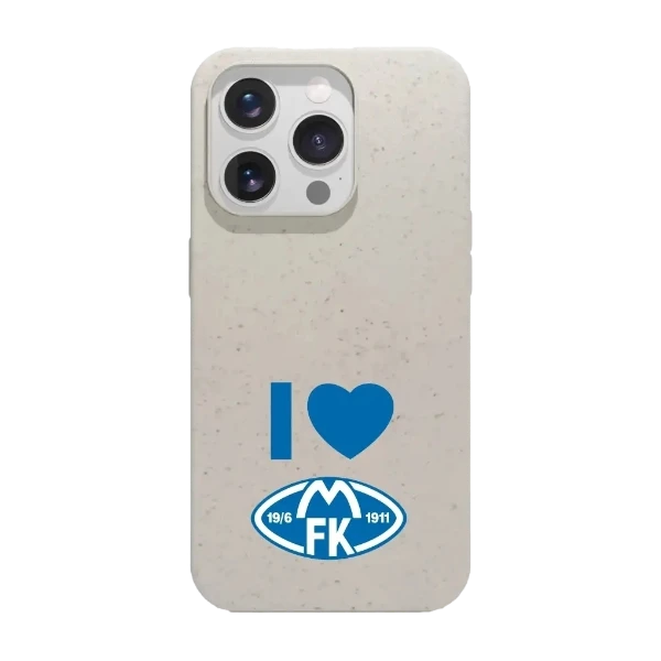 Phonecases3D iPhone 16 Pro Molde FK kompostoituva suojakuori, valkoinen