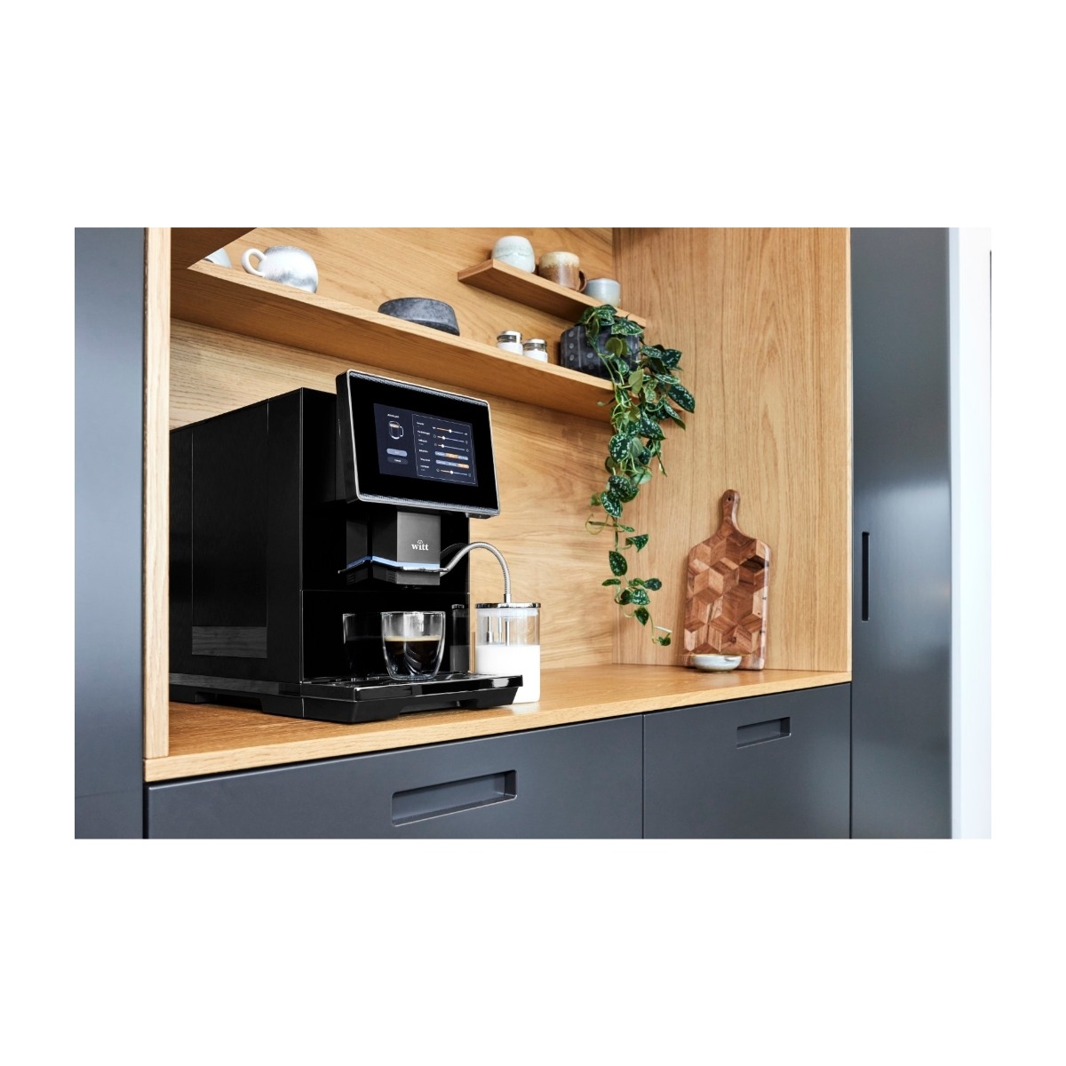 Witt Premium espresso espressomaskine, sort billede 6