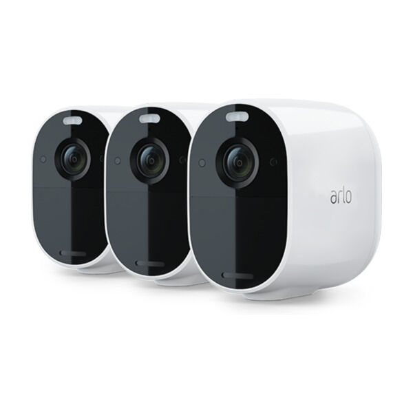 ARLO ESSENTIAL SPOTLYS KAMERA 3 PAKK HVIT Power.no