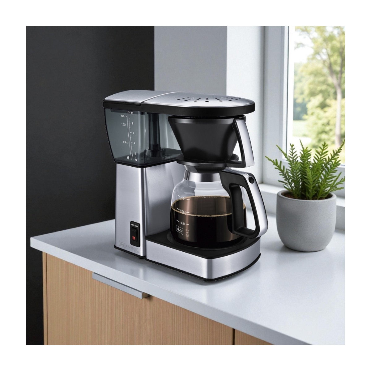 Melitta Excellent 4.0 kaffemaskine, stål billede 5