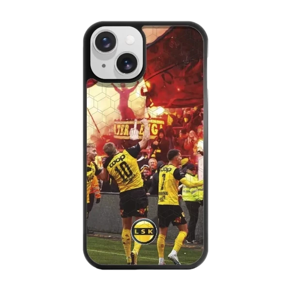 Phonecases3D iPhone 14 Lillestrøm SK -3D suojakuori, musta