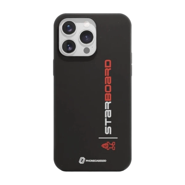 Phonecases3D iPhone 16 Pro Max Starboard kompostoituva suojakuori, musta