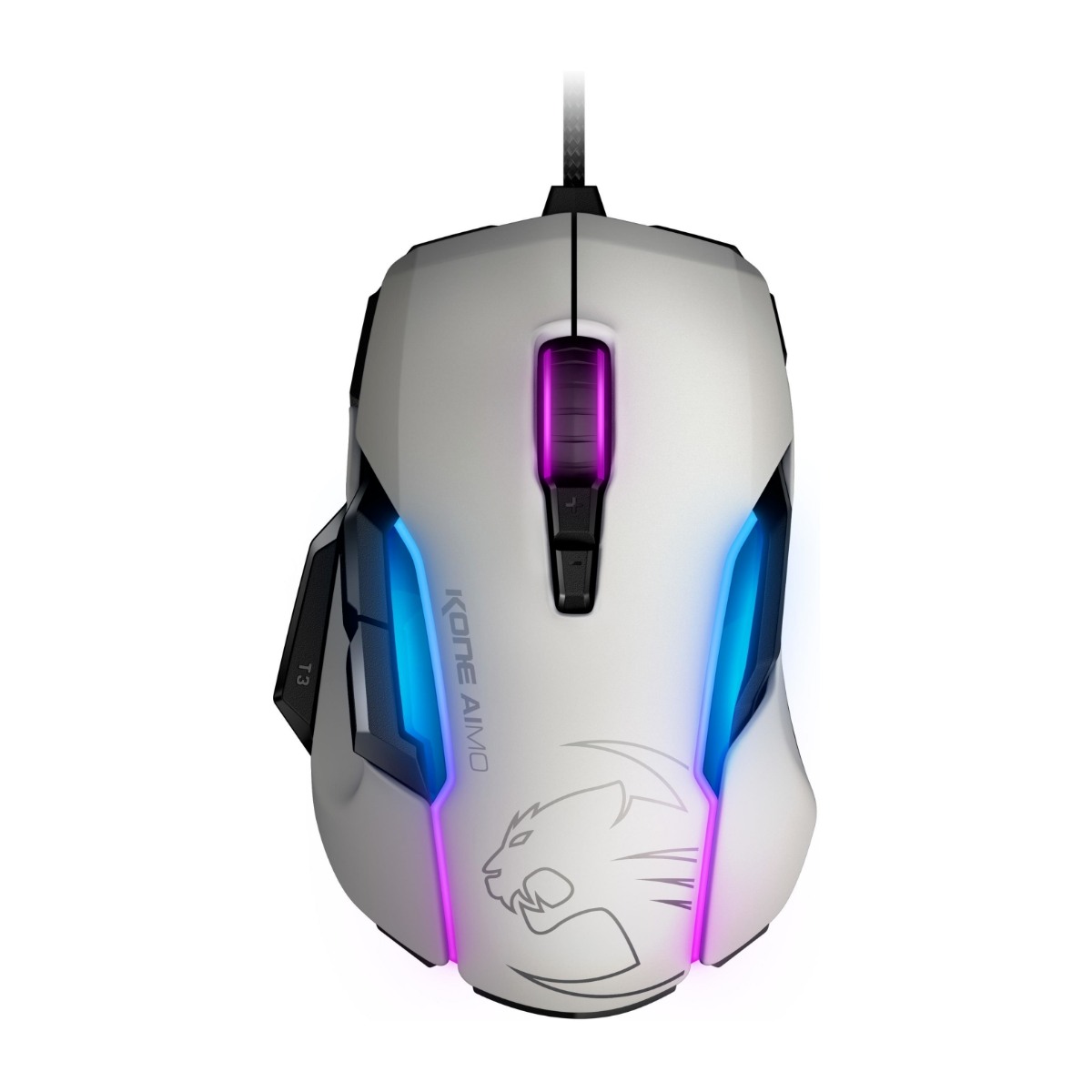 ROCCAT KONE AIMO RGBA GAMING MOUSE WHITE Power.no ROCCAT KOVA GAMING MUS GRÅ Power.no