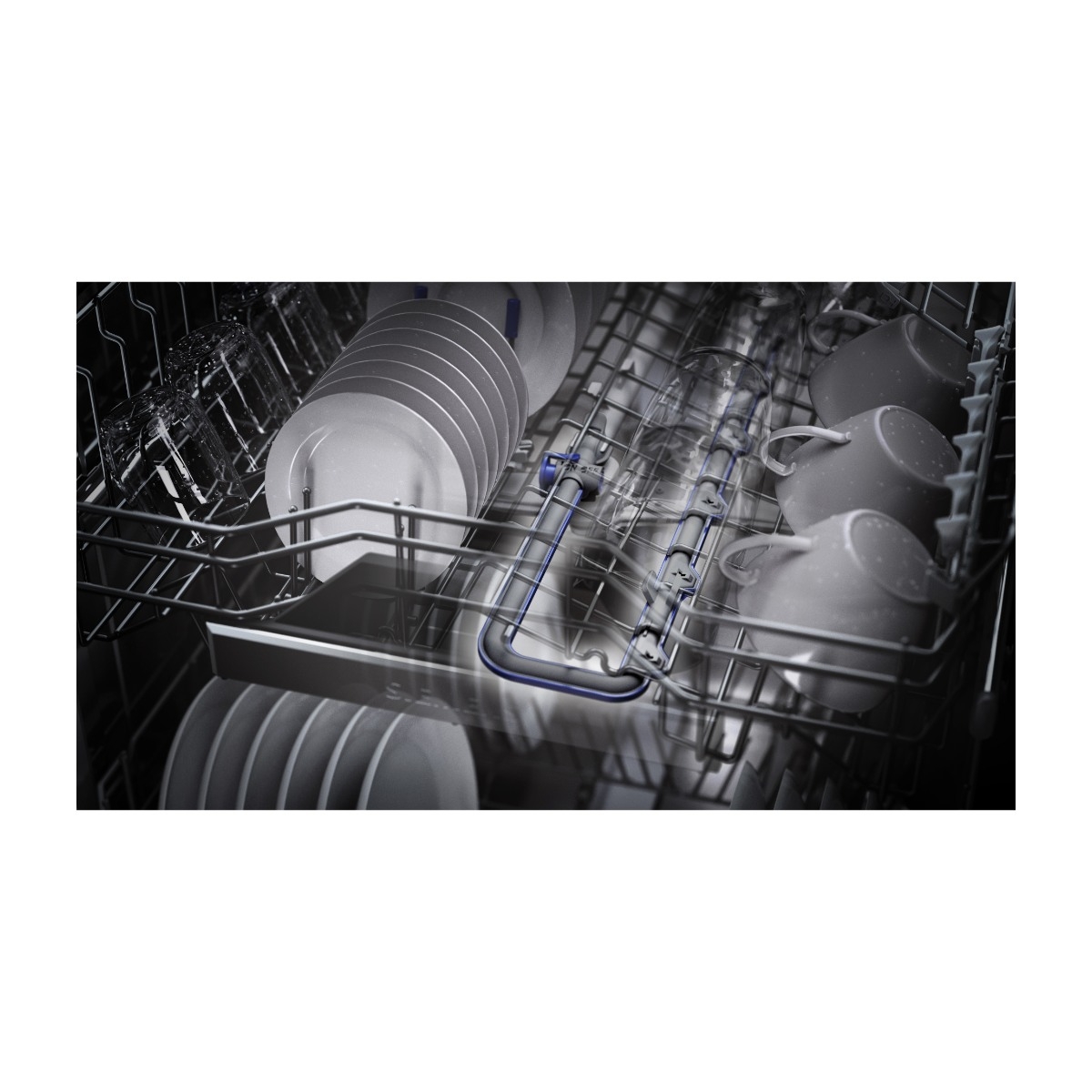 Siemens iQ500 SN45ZW07CE opvaskemaskine billede 4
