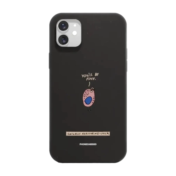 Phonecases3D iPhone 11 Maja Säfström kompostoituva suojakuori, musta