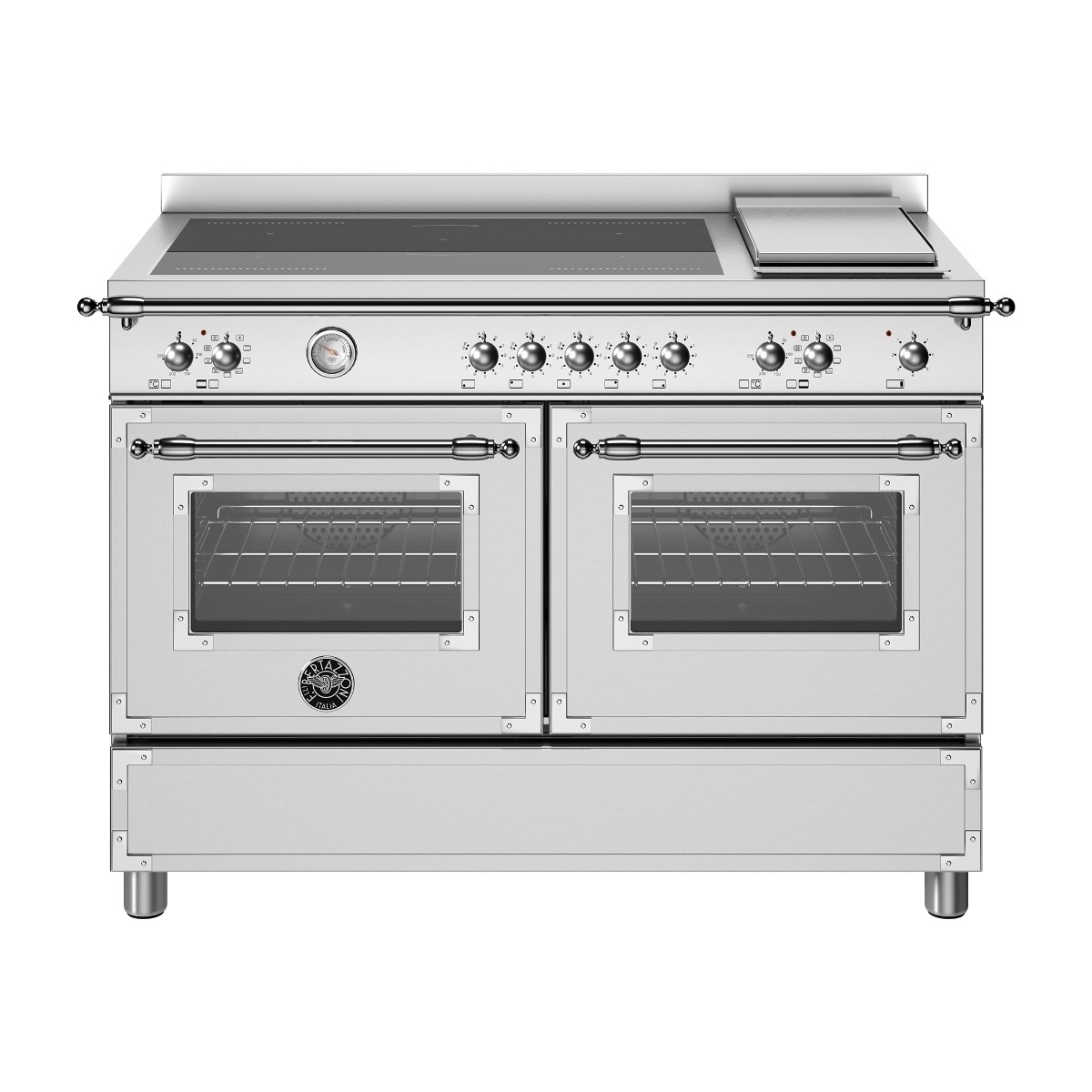 Bertazzoni Heritage Series HER125I2EXT induktionskomfur, rustfrit stål