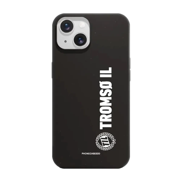 Phonecases3D iPhone 15 Tromsø IL kompostoituva suojakuori, musta