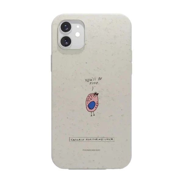 Phonecases3D iPhone 11 Maja Säfström kompostoituva suojakuori, valkoinen