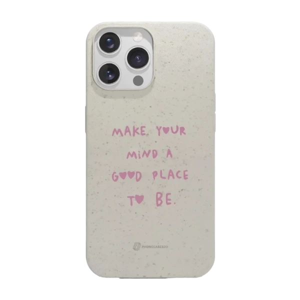 Phonecases3D iPhone 14 Pro Martine Halvorsen kompostoituva suojakuori, valkoinen