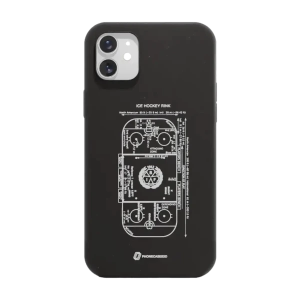 Phonecases3D iPhone 11 Brynäs IF kompostoituva suojakuori, musta