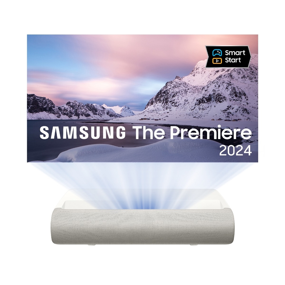 The Premiere Smart 4K UHD Triple Laser UST-projektor (2024), White
