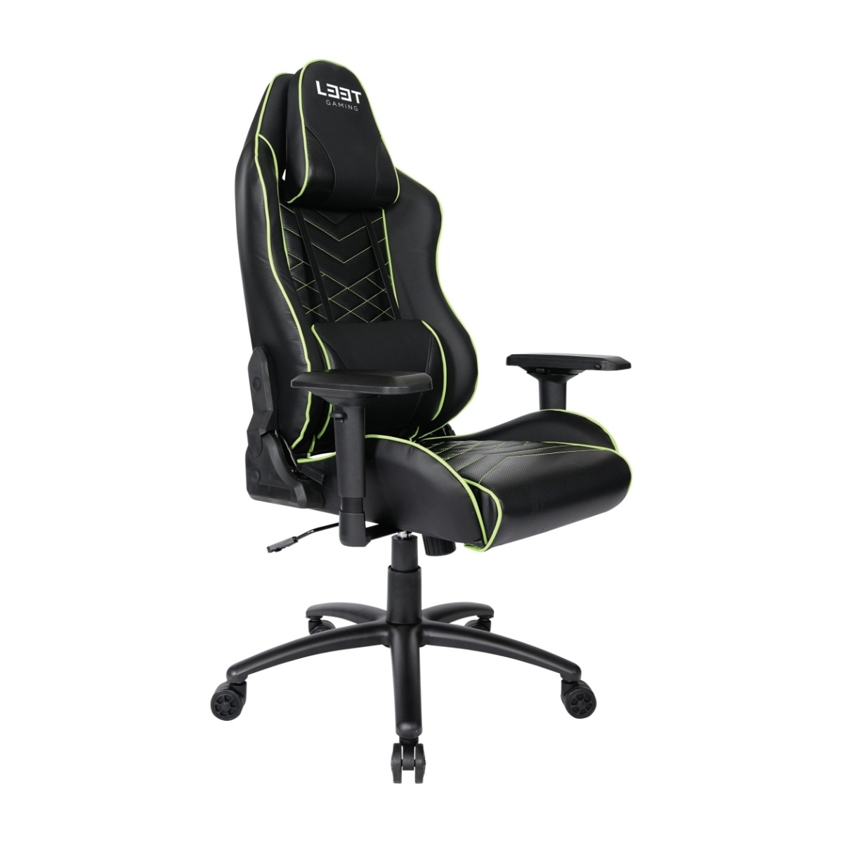 L33T E SPORT GAMING CHAIR GREEN Power.no DACOTA GAMING CHAIR 210 BLACK Power.no
