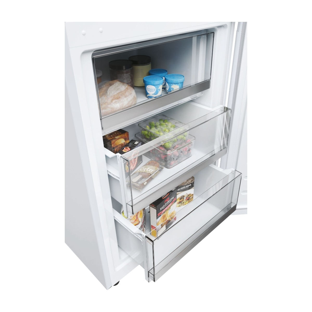 Haier 2D 60 Series 3 HDW3618DNPW kølefryseskab billede 5