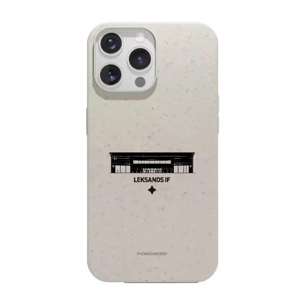 Phonecases3D iPhone 14 Pro Leksands IF kompostoituva suojakuori, valkoinen