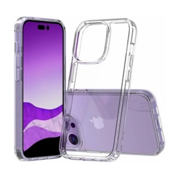 Screenor iPhone 15 Pro Bumper suojakuori, läpinäkyvä