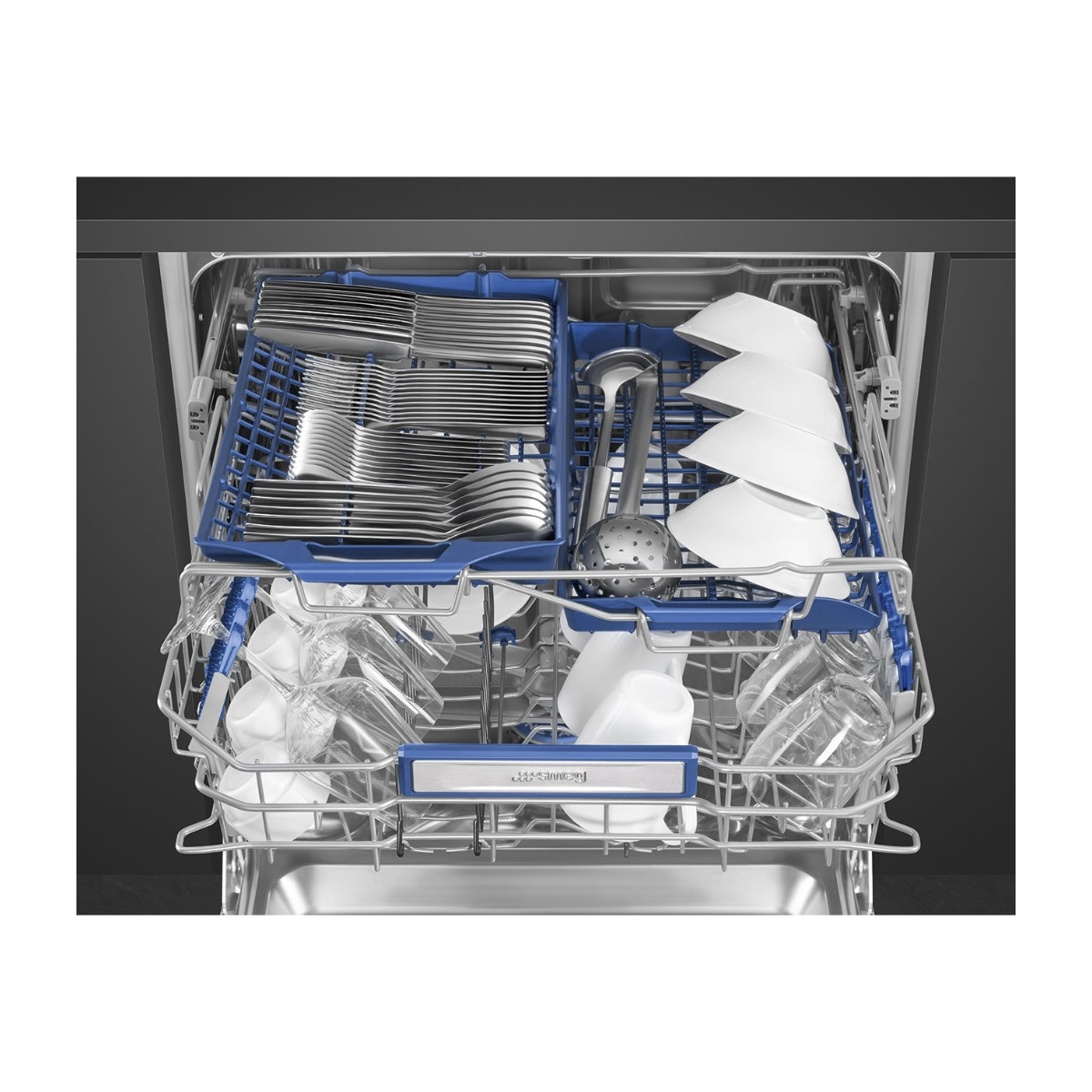 Smeg Universale STL324BQLH integreret opvaskemaskine billede 4