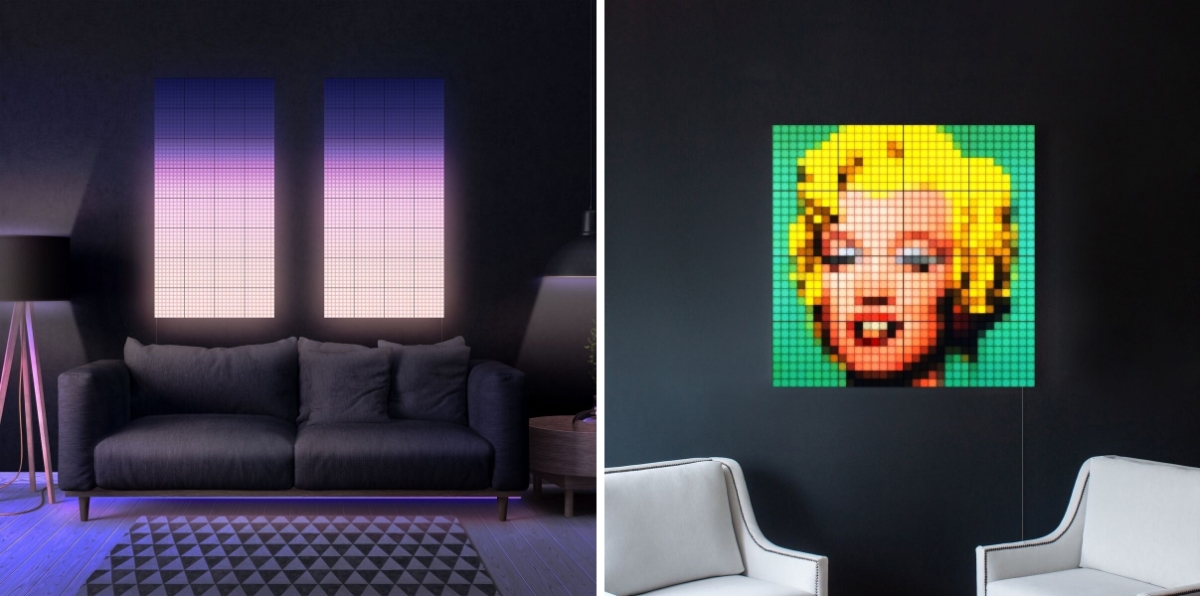 Twinkly Squares RGB LED Paneler startkit Power.se