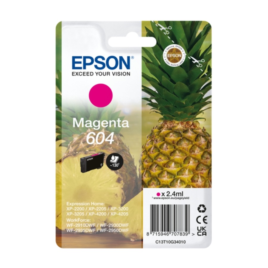 Epson T604, magenta blekkpatron