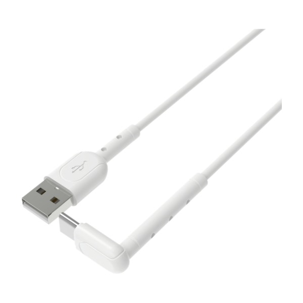 Dacota Platinum USBC-kabel med Stativ 1 M, hvit