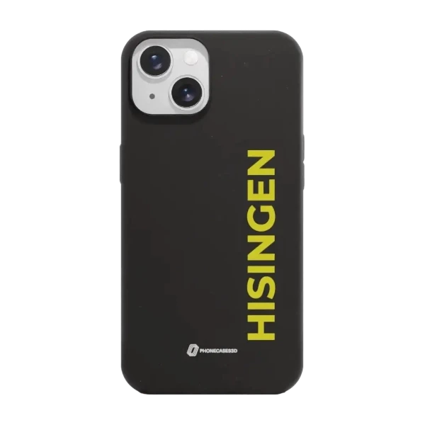 Phonecases3D iPhone 15 BK Häcken kompostoituva suojakuori, musta