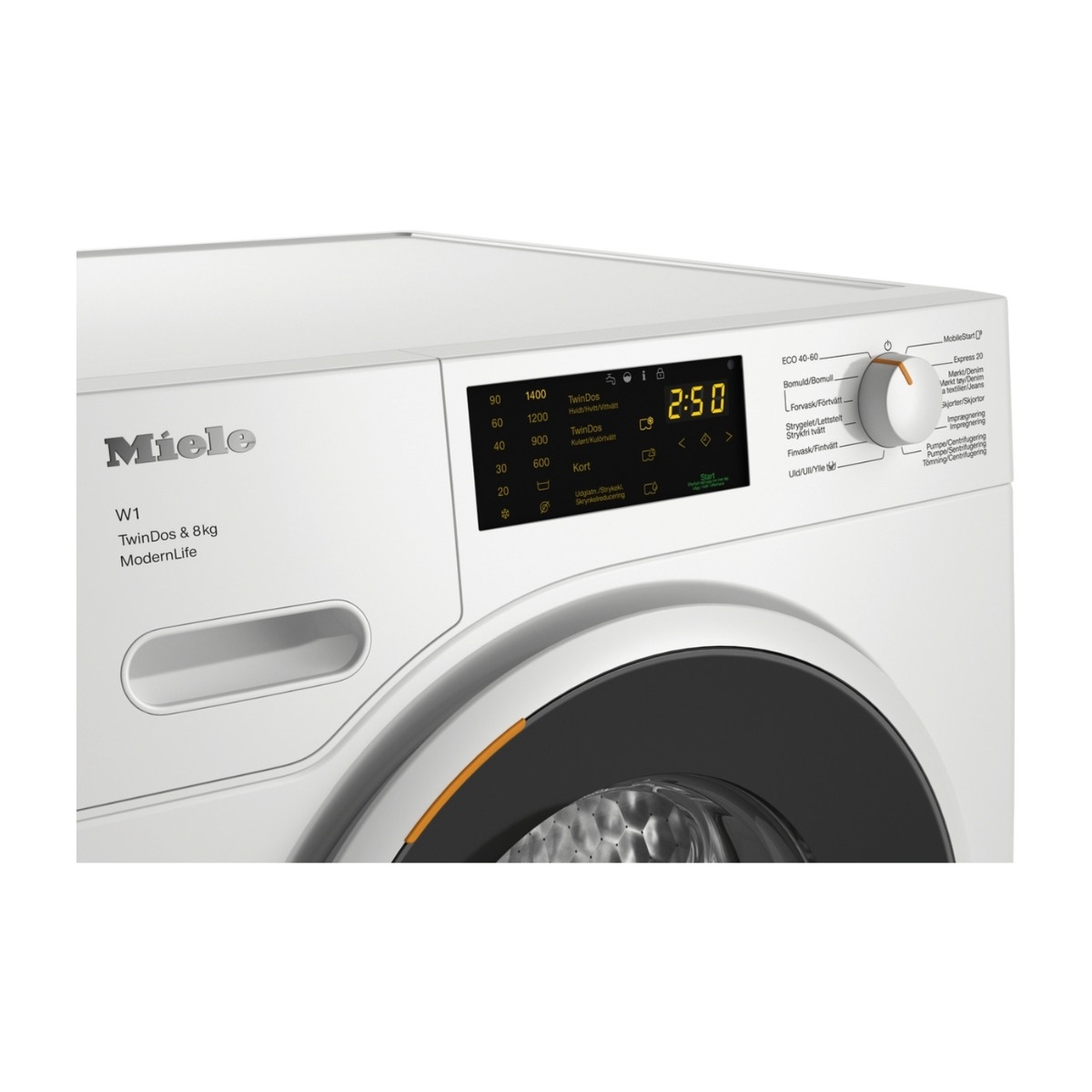 Miele W1 WWD 660 WCS vaskemaskine billede 4