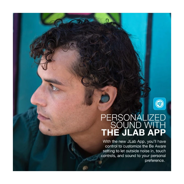 JLab JBuds Mini True Wireless hörlurar, grön - Power.se