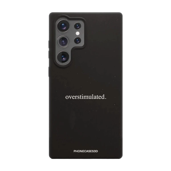 Phonecases3D Samsung Galaxy S25 Ultra Marit Bakkli kompostoituva suojakuori, musta