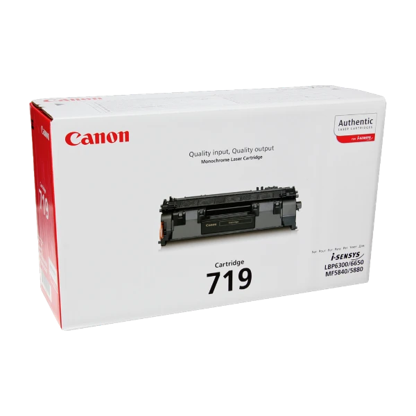 Canon 719, musta mustekasetti