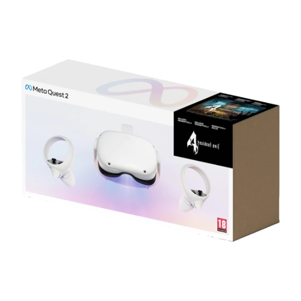 META QUEST 2 128 GB VR-HEADSET - RESIDENT EVIL 4-PAKKE - POWER.dk