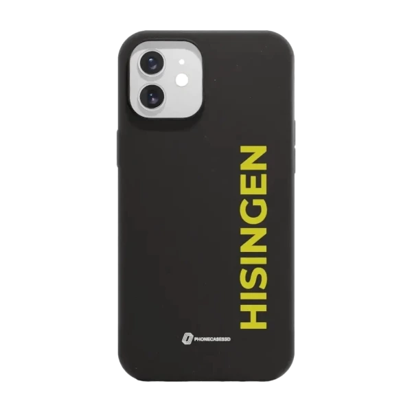 Phonecases3D iPhone 12 BK Häcken kompostoituva suojakuori, musta