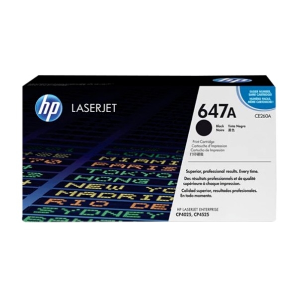 Color Laserjet CE260A, black toner