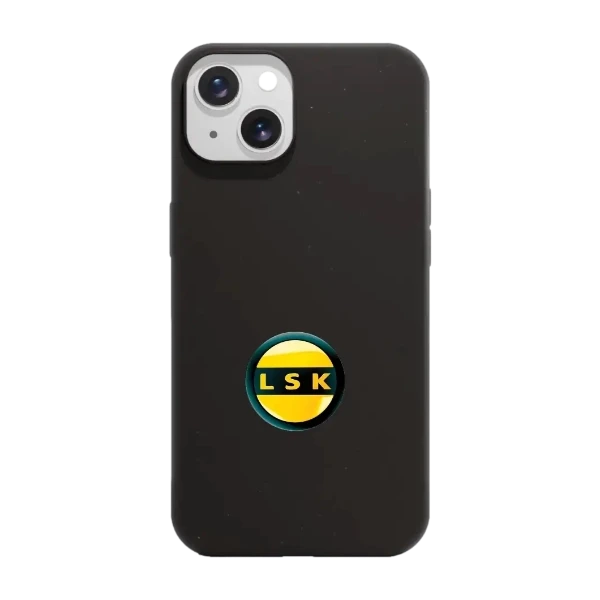 Phonecases3D iPhone 13 Lillestrøm SK kompostoituva suojakuori, musta