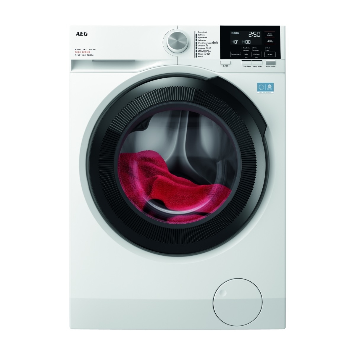 AEG 7000-serien LWR724P16P vaskemaskine/tørretumbler
