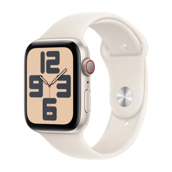 Apple Watch SE GPS + Cell 44 mm tähtivalkea alum