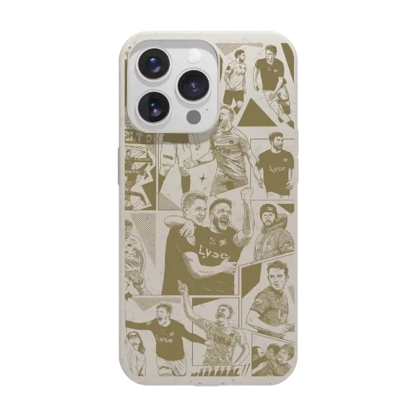 Phonecases3D iPhone 13 Pro Viking FK kompostoituva suojakuori, valkoinen