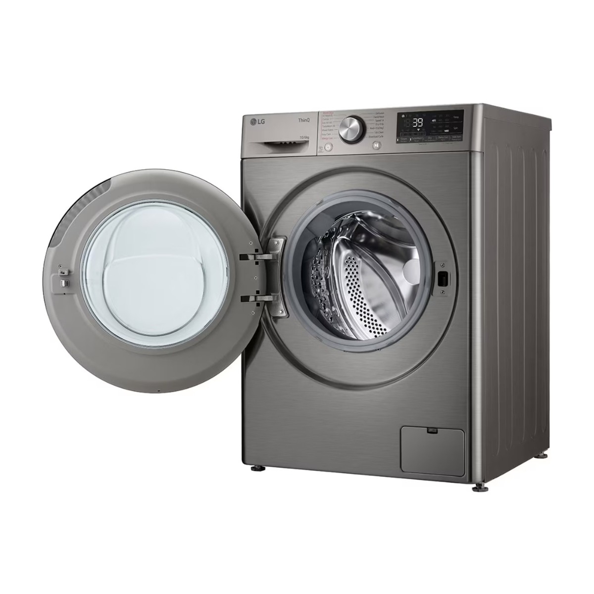 LG CV94V7S2QN kombineret vaskemaskine/tørretumbler, Platinum Silver billede 8