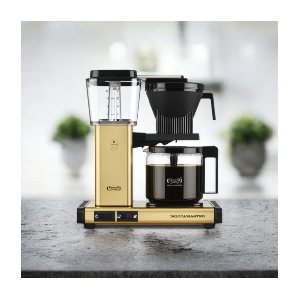 Moccamaster Optio kaffetrakter Gold Power.no