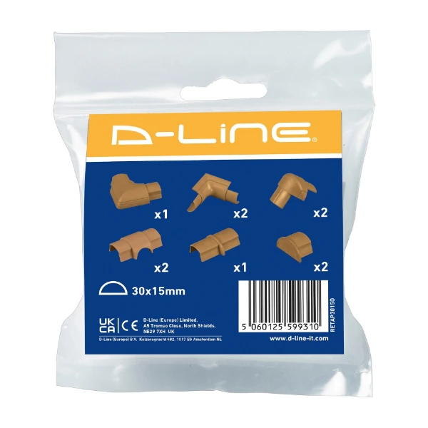 D-Line adaptersats 30X15MM ek - Power.se