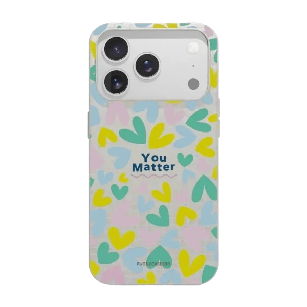 Phonecases3D iPhone 17 Pro Jess Rachel Sharp kompostoituva suojakuori, valkoinen