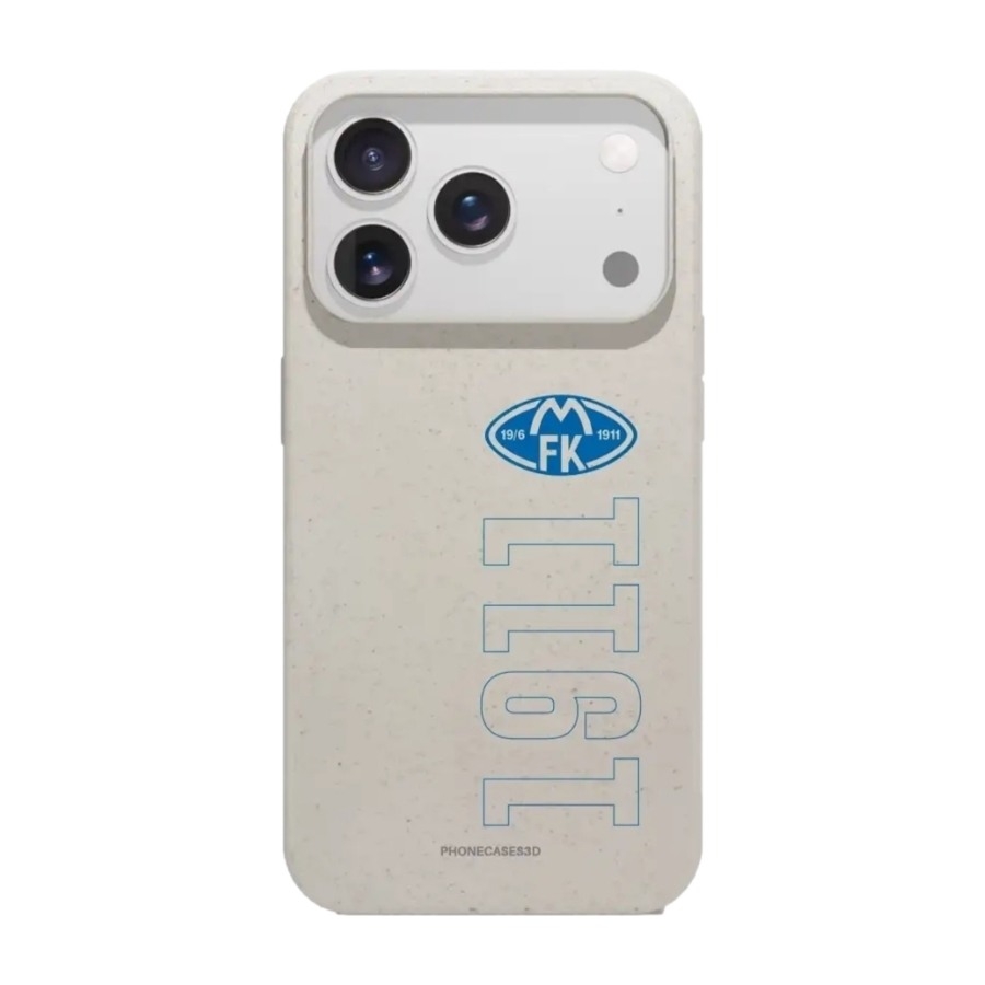 Phonecases3D iPhone 17 Pro Molde FK komposterbart cover, hvid billede 1