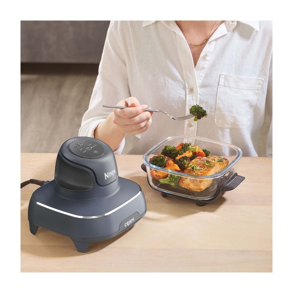 Ninja CRISPi FN101EUGY airfryer, Cyber Space Blue billede 9