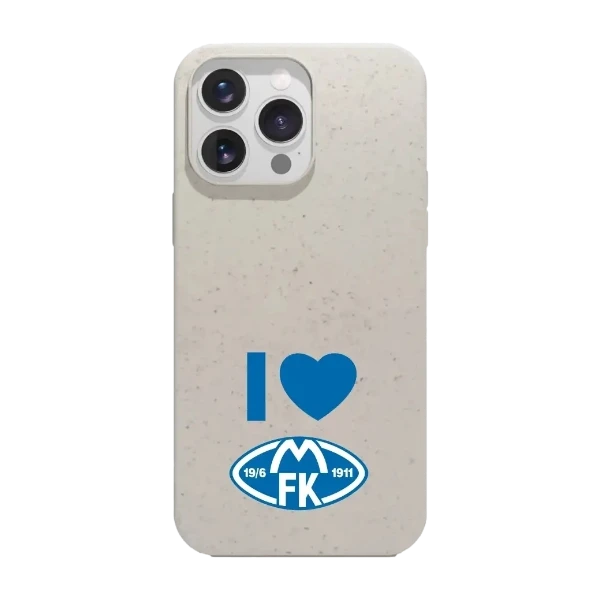 Phonecases3D iPhone 16 Pro Max Molde FK kompostoituva suojakuori, valkoinen