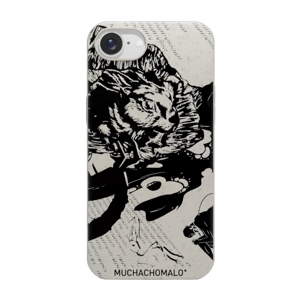 Phonecases3D iPhone 17e/16e Muchacho Malo kompostoituva suojakuori, valkoinen