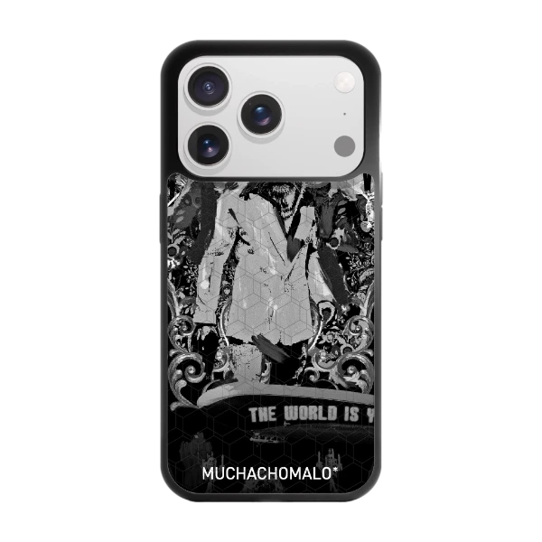 Phonecases3D iPhone 17 Pro Max Muchacho Malo -3D suojakuori, musta