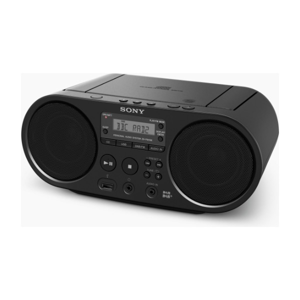 SONY ZSPS55 CD STEREO DAB BLACK Power.no