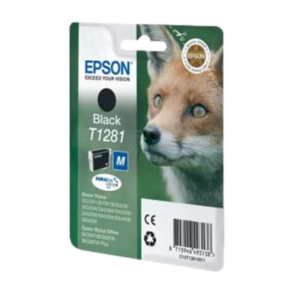 Epson, black T1281 Durabrite blekk