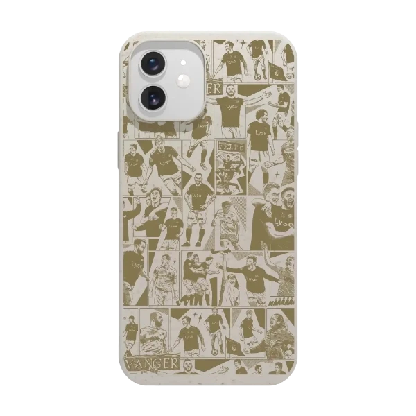 Phonecases3D iPhone 12 Viking FK kompostoituva suojakuori, valkoinen