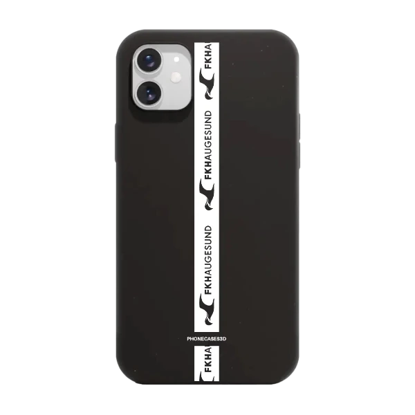 Phonecases3D iPhone 11 FK Haugesund kompostoituva suojakuori, musta